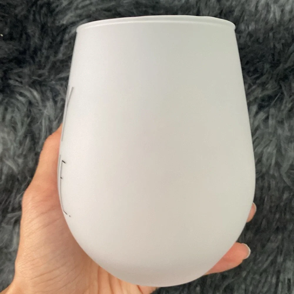 Rae Dunn “My Wine.” Stemless wine glass - Picture 8 of 17